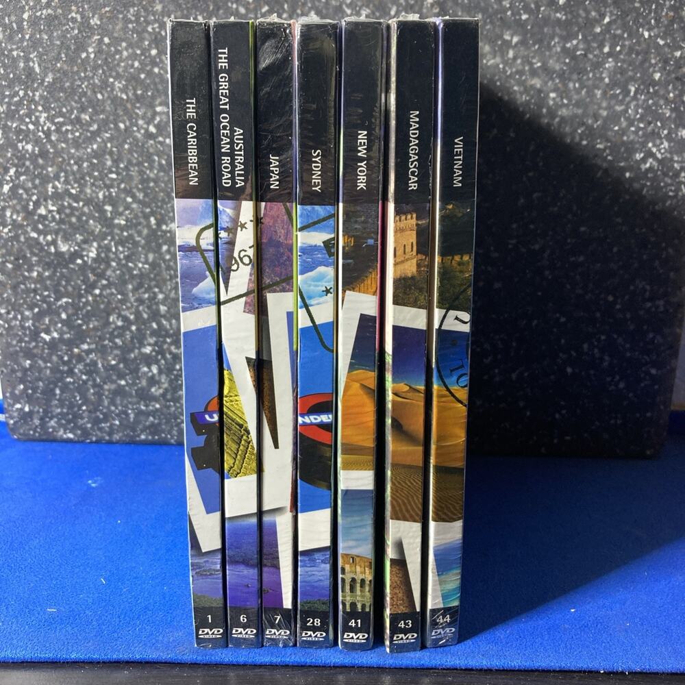 unforgettable journeys dvd Set Of 7 Sealed DVDs
